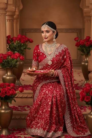 bridal saree