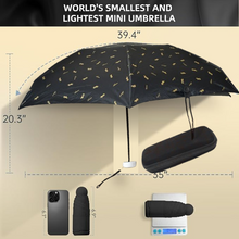 3-Fold Cute Umbrella – Sun & Rain Protection, UV Shield (1 Pc / With Zip Case)