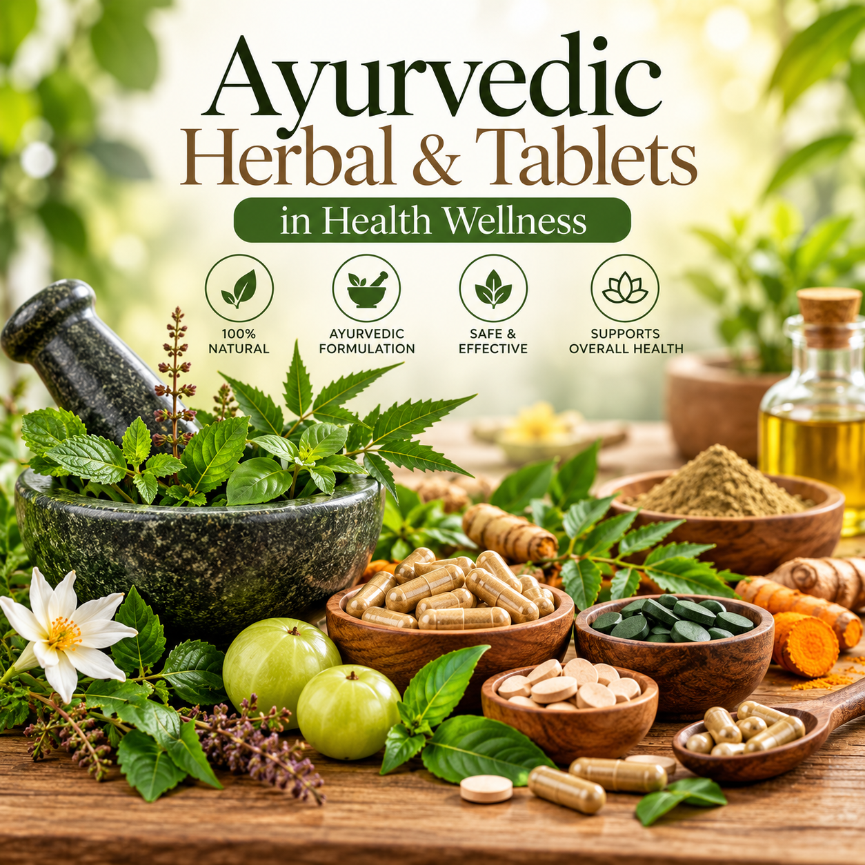 Ayurvedic Herbal & Tablets in Health Wellness