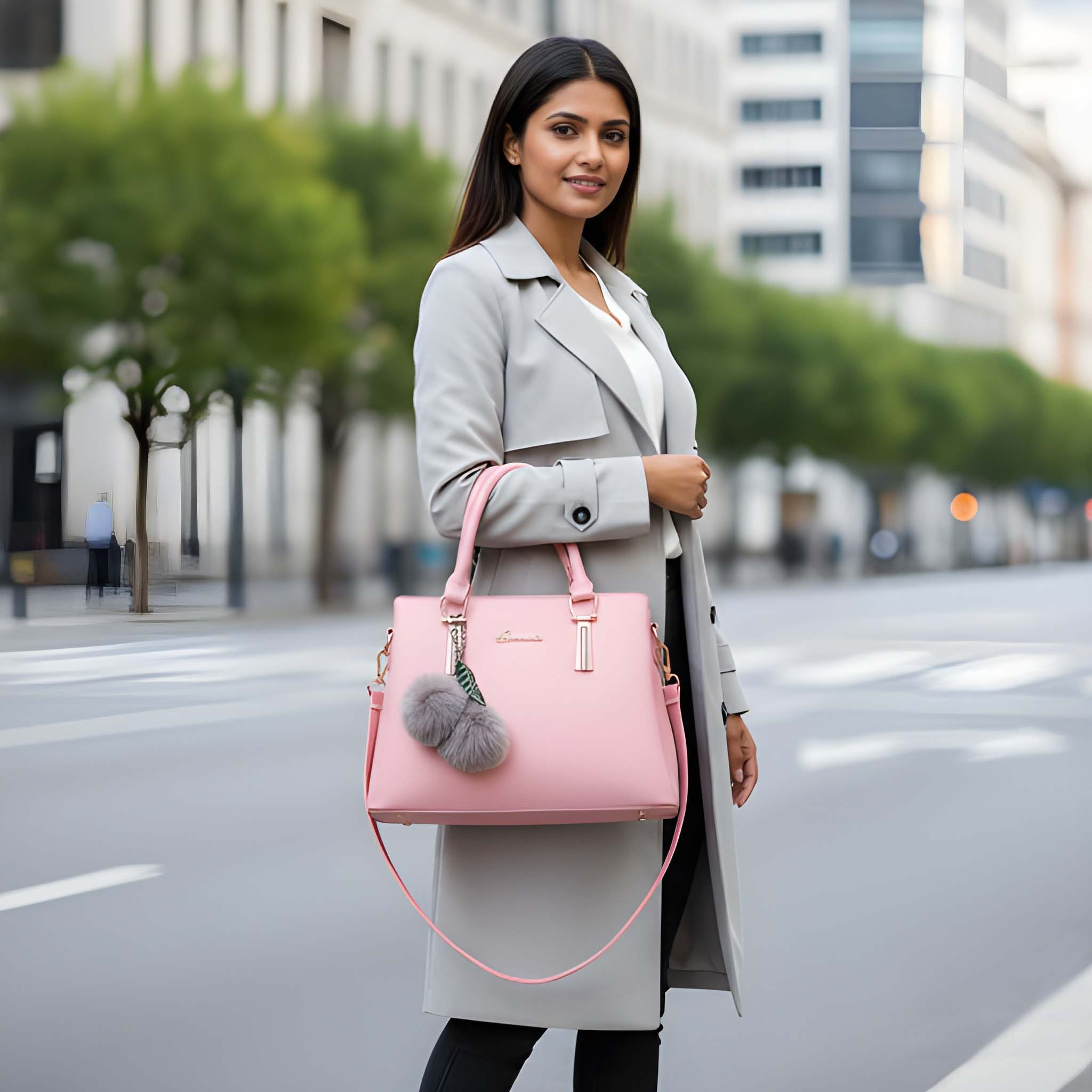 Women’s Pink Stylish Handbag