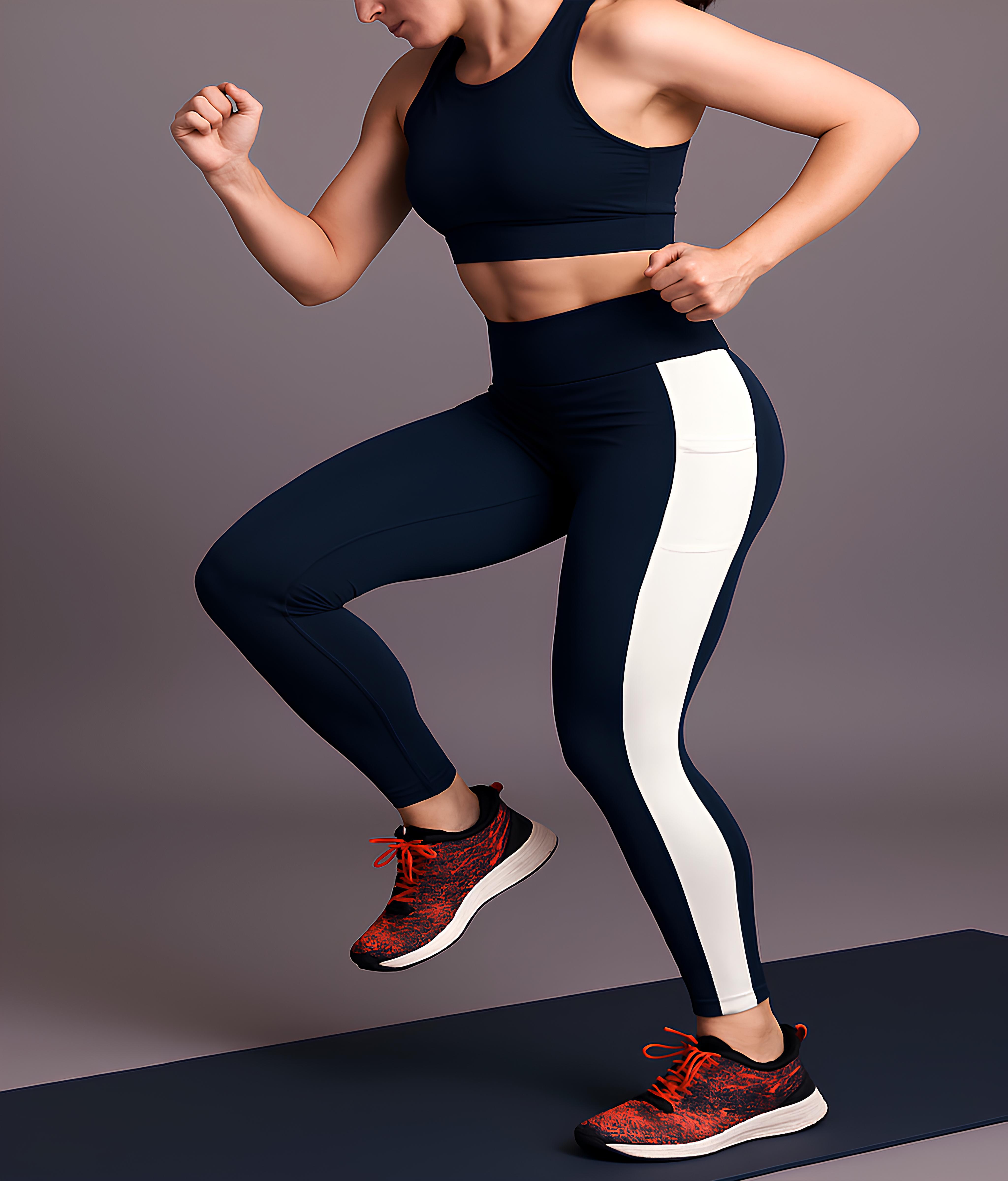 WUGO High-Performance Gym Leggings for Women | Stretchable Yoga Pants | Premium Comfortable Sportswear for Girls | Perfect for Cardio, Gym & Yoga Activities