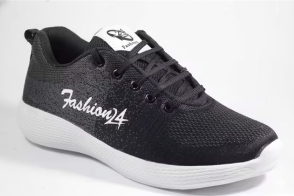 Men's Black Casual Sports Shoes