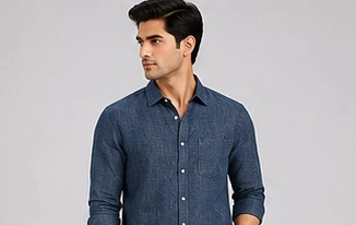 Men's Regular Fit Solid Casual Shirt
