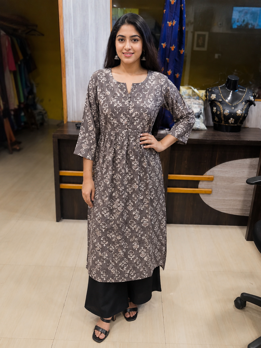 Pure cotton kurta pant set