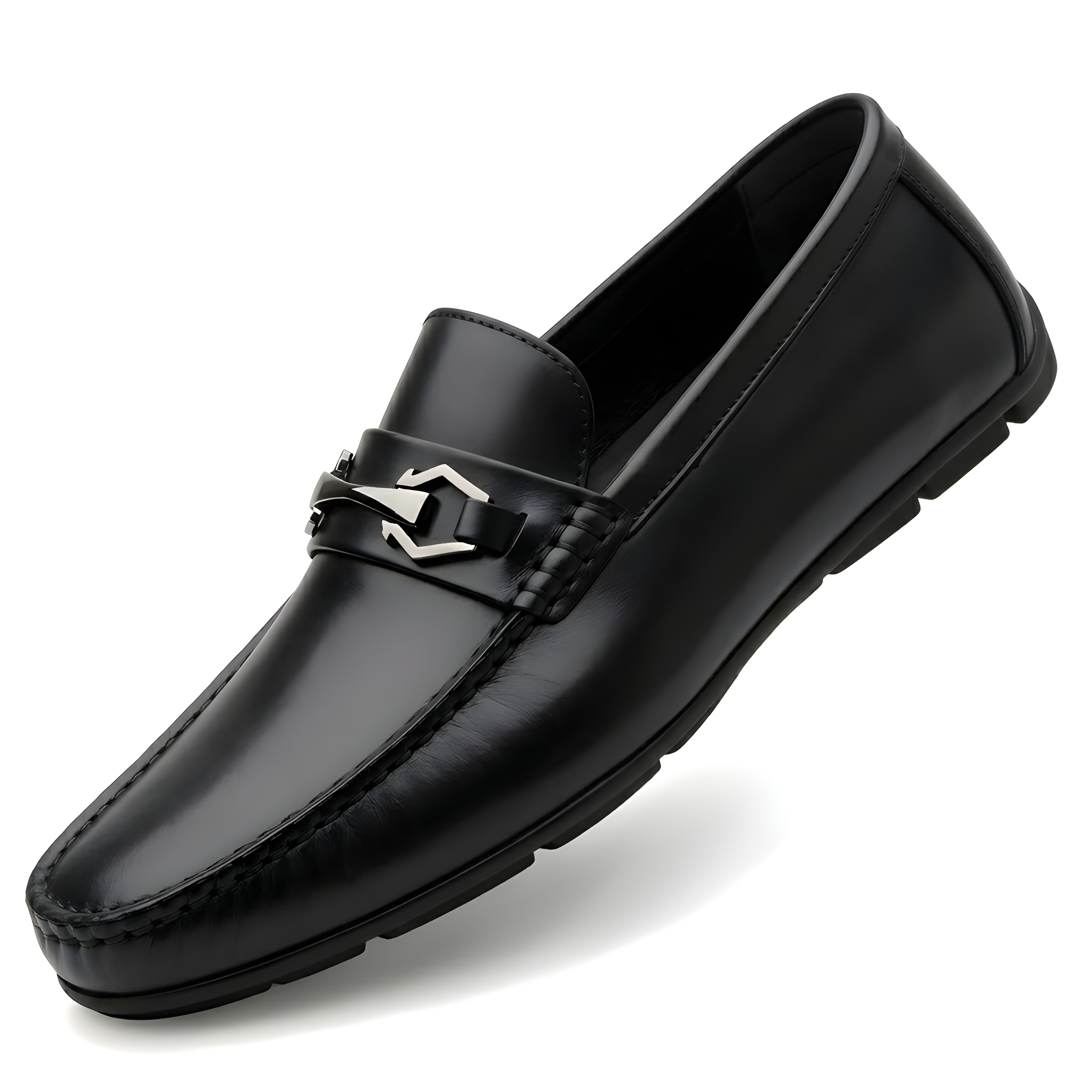 WUGO Men's Stylish Casual Loafers | Premium Synthetic Leather Slip-On Shoes | Comfortable Daily Wear & Driving Loafers
