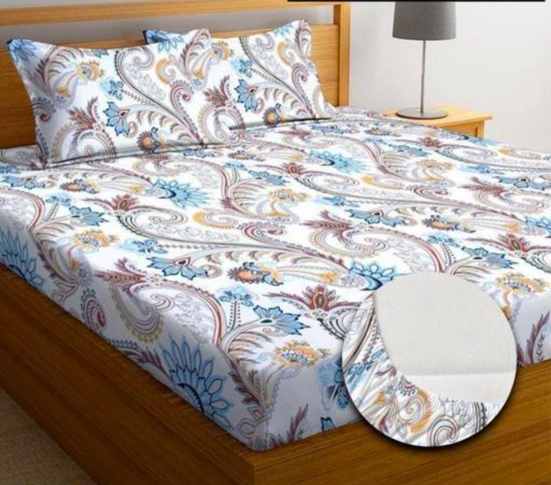 Floral Paisley Printed Cotton Bedsheet Set