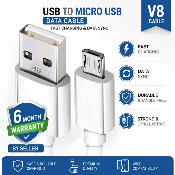 65 watt fast charging data cable with cable protector