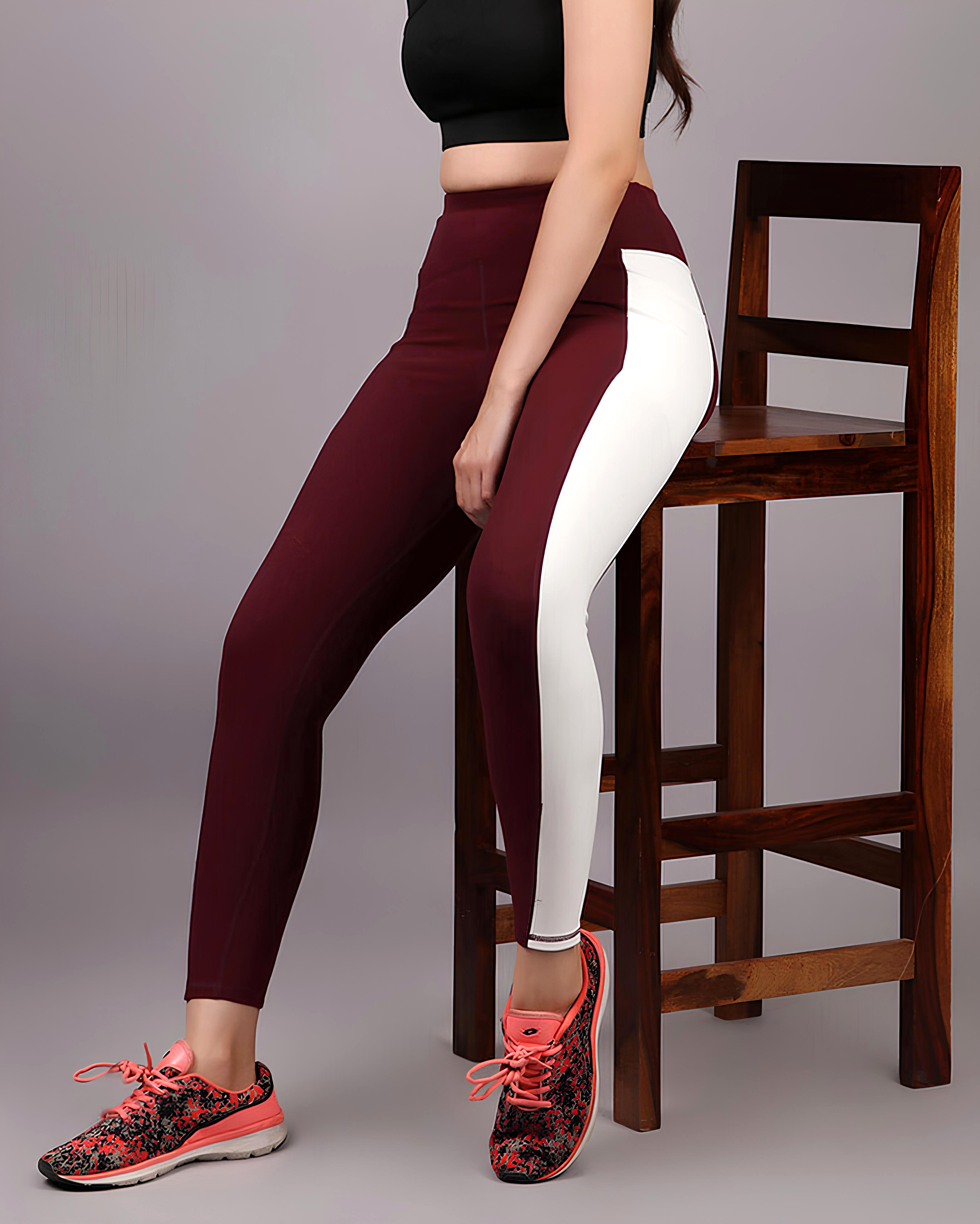 WUGO:: Flexible & Breathable Yoga Leggings for Women | Ultra-Soft Gym Pants | Comfortable Sportswear for Girls | Perfect for Workout, Running & Fitness Sessions