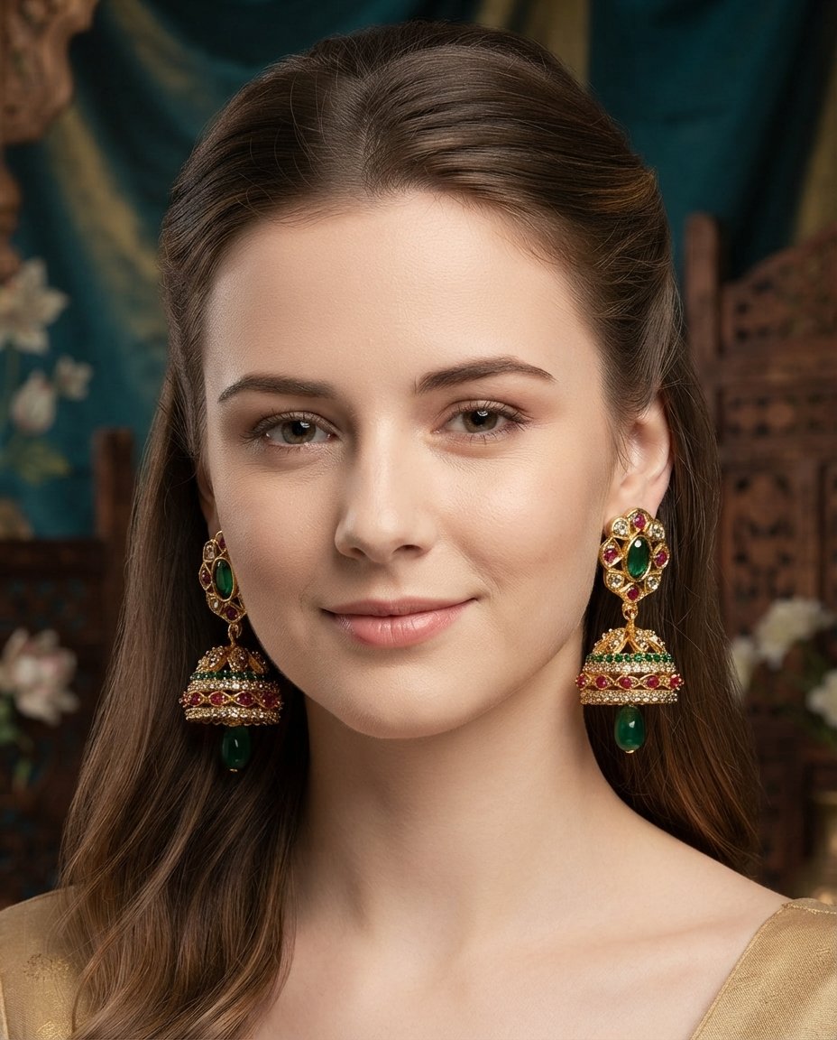Traditional  Emerald  jumkha