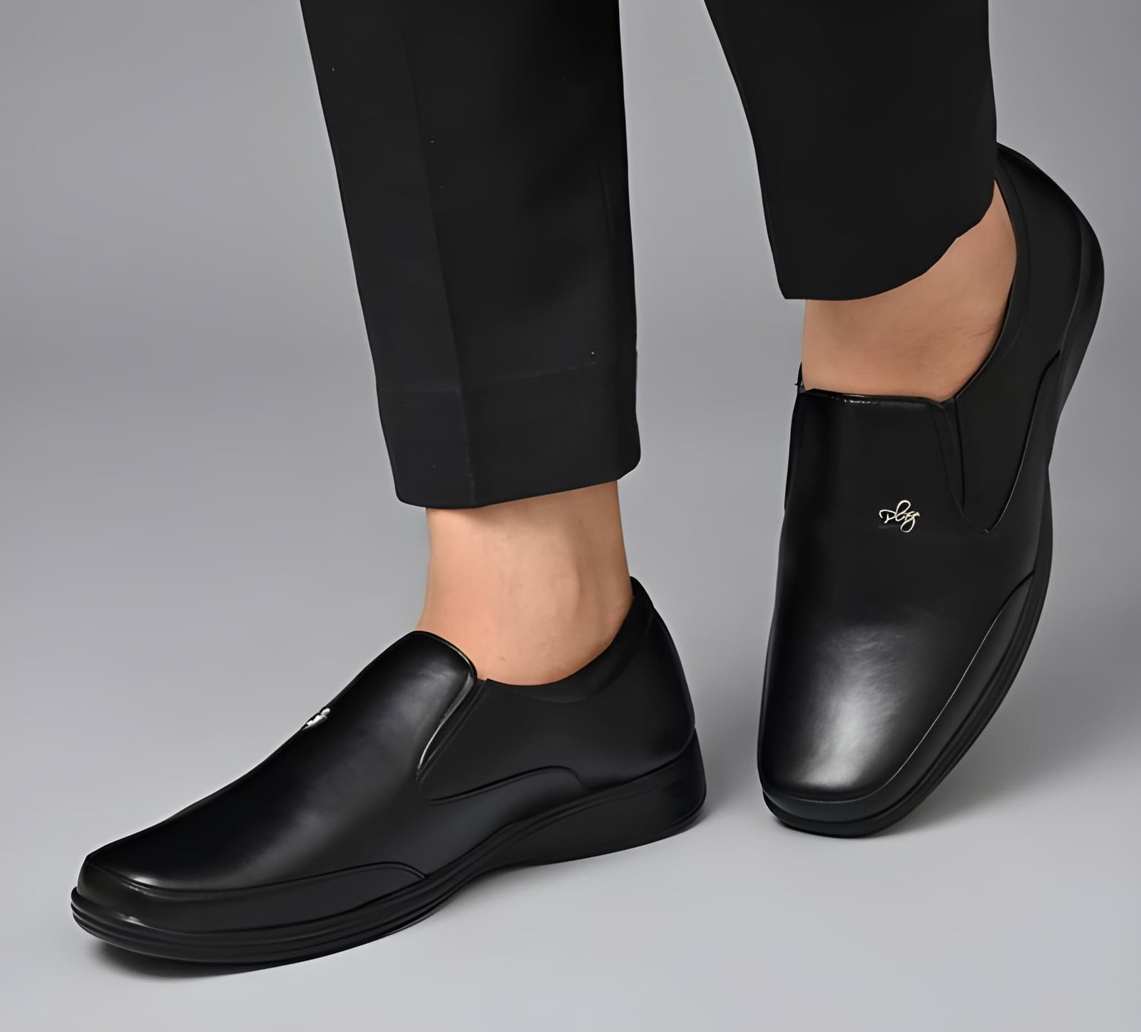 WUGO Latest Fashionable Men Formal Shoes | Black Slip-On Shoes | Office Shoes For Men's & Boys