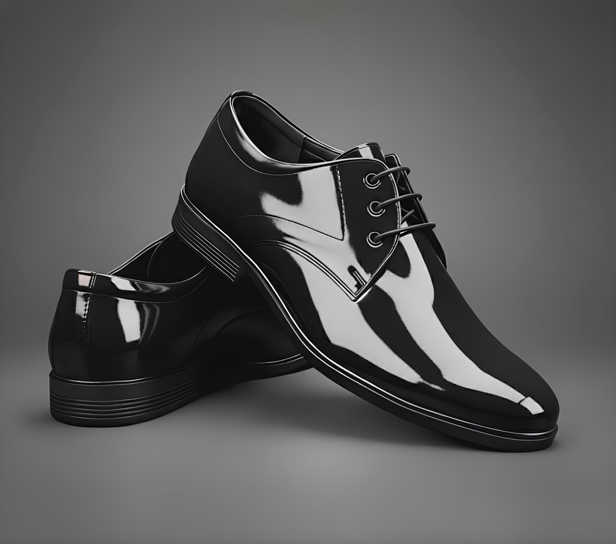 WUGO Men's Oxford Formal Shoes | Premium Synthetic Leather Lace-Up Office & Business Shoes | Stylish Semi Formal Footwear