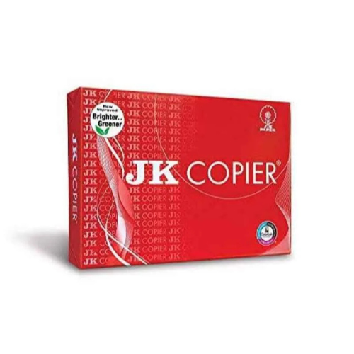 J K Paper 75GSM A4, 10 Ream For Laserjet And Inkjet Printer Fast Drying Both Side Print Eco Friendly (500Sheets)