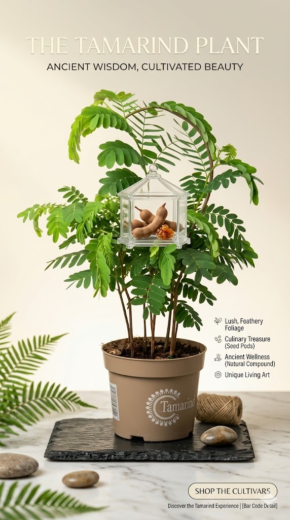 Vietnam Tamarind Plant | Premium Live Imli Tree | Exotic High Yield Tamarind Variety | Sweet & Tangy Fruit Bearing Plant for Home Garden & Farm